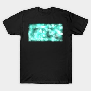 Abstract bubbles blue T-Shirt